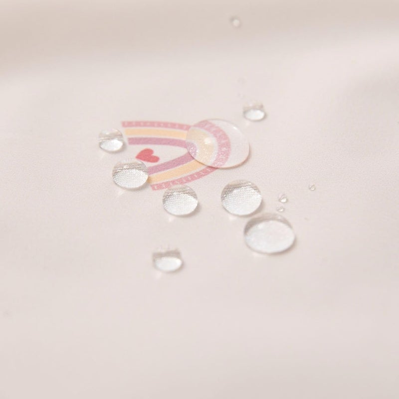 Ali+Oli Water Resistant Dual-Compartment Wet-Dry Bag for Travel, Hook to Stroller, Daycare, Diapers, Diaper Bag, Clutch Bag,15x12 inches (Rainbows) - Image 4